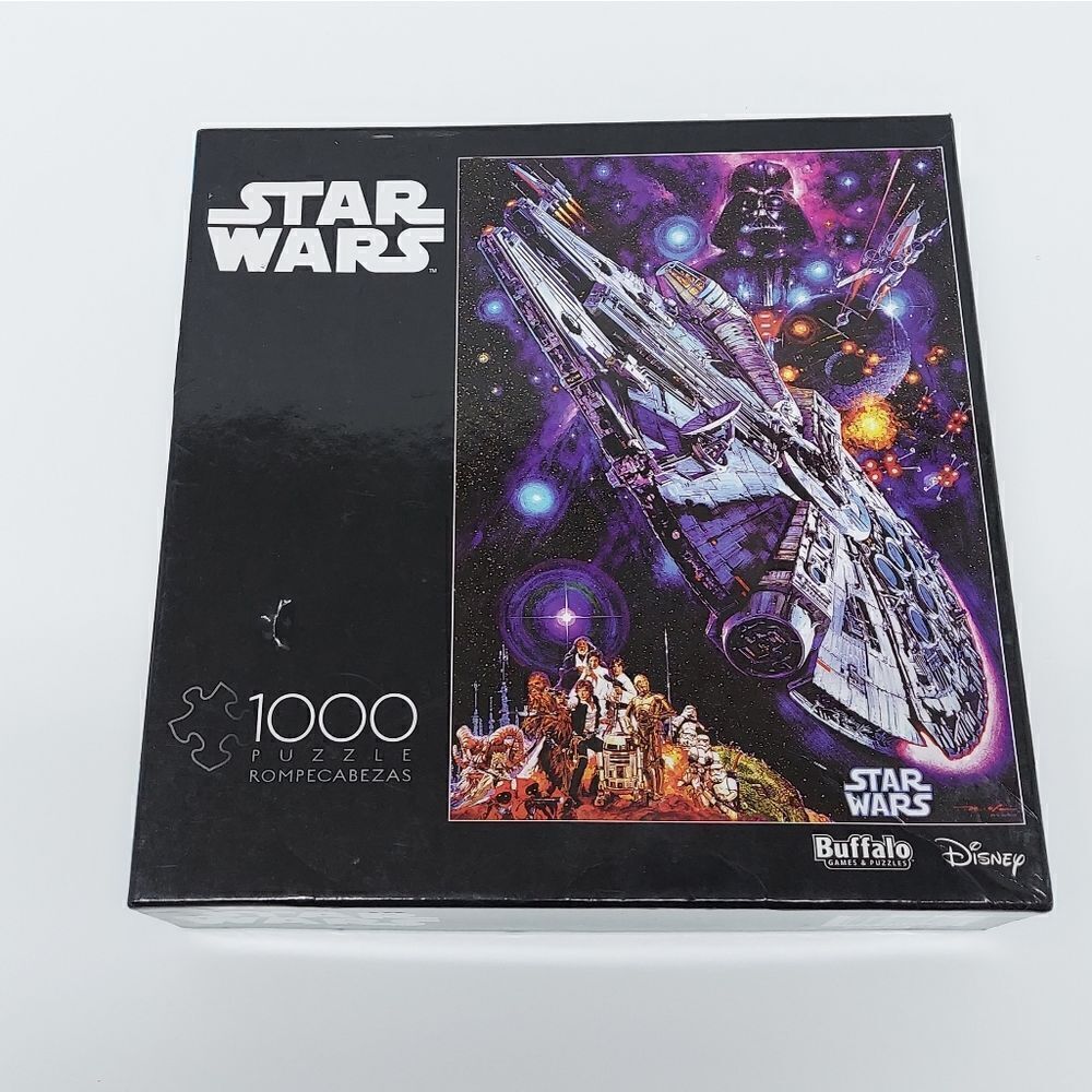 New Star Wars Millennium Falcon 1000 Piece Jigsaw Buffalo Games & Puzzles